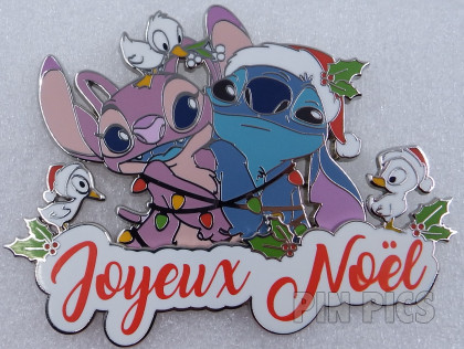 DLP - Angel, Stitch, Ducklets - Joyeux Noël - Merry Christmas - Lilo and Stitch