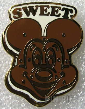 DIS - Mickey Mouse Ice Cream Sandwich - Sweet and Salty Treat Flair
