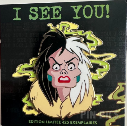 162668 - DLP – Cruella - I See You Pin Trading Event - One Hundred and One Dalmatians