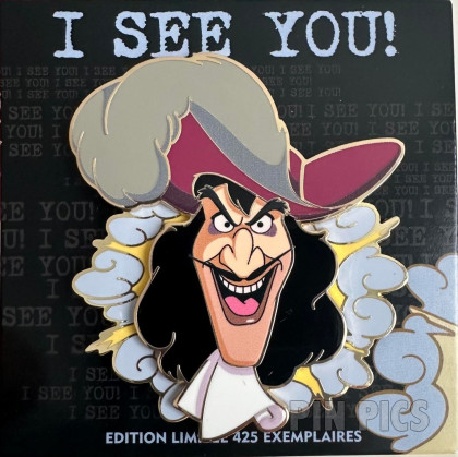 162663 - DLP - Captain Hook - I See You Pin Trading Event - Peter Pan