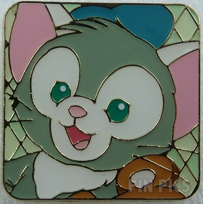 SDR - Gelatoni - Duffy and Friends Starter - Green Cat on Light Green Square