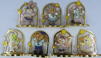 HKDL - Duffy and Friends - May Your Wishes Come True Boxed Set - Disney 100 - Stained Glass Diorama