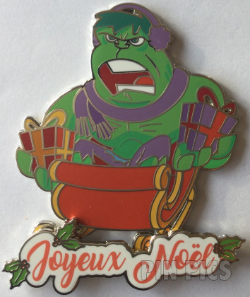 DLP - Hulk - Marvel - Joyeux Noël - Merry Christmas - Sleigh and Gifts