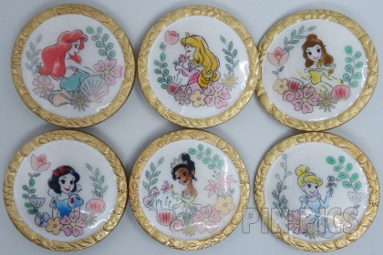 WDI - Princess Boxed Set - Ariel, Aurora, Belle, Snow White, Tiana, Cinderella