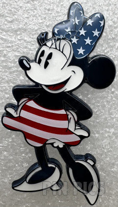 Minnie Mouse - Patriotic USA Flag - Standing