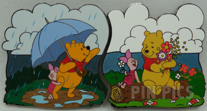WDI - Pooh and Piglet - April Showers Bring May Flowers Set