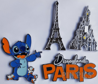 DLP - Paris Booster Set - Castle - Eiffel Tower - Stitch
