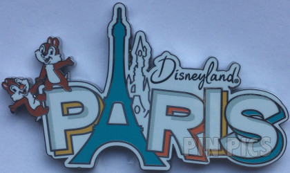 DLP - Chip and Dale - Disneyland PARIS - Eiffel Tower