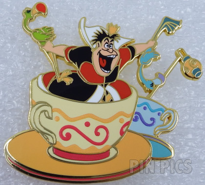 DLP - Queen of Hearts Riding in Tea Cup - Alice in Wonderland