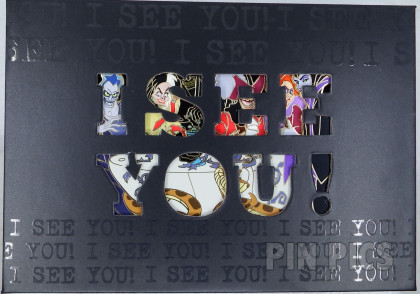 162677 - DLP - Group of Villains - I See You Pin Trading Event - Jumbo Pin