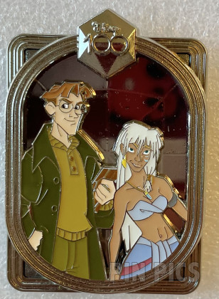 DEC - Milo and Kida - Celebrating With Character - Disney 100  - Silver Frame - Atlantis