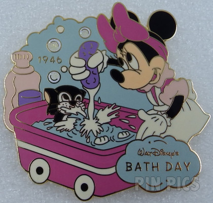 M&P - Minnie Mouse & Figaro - Bath Day 1946 - History of Art 2002