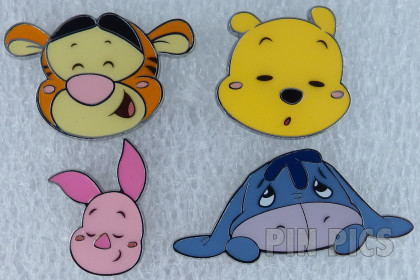 DLP - Tigger, Piglet, Eeeyore, Pooh - Cute Winnie the Pooh Booster Set