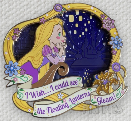 WDI - Rapunzel - Wishes Series 2 - I Wish I Could See the Floating Lanterns Gleam - D23 - Tangled - Jumbo
