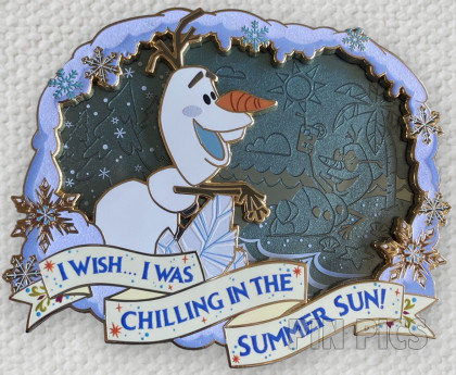 WDI - Olaf - Wishes Series 2 - I Wish I was Chilling in the Summer Sun - Frozen - Jumbo - Snowman
