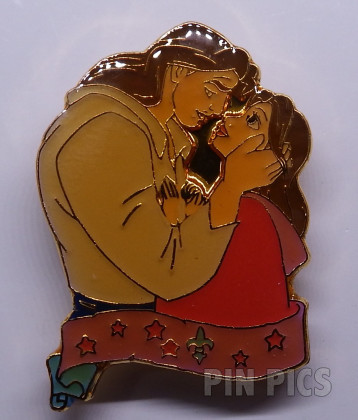Prince Adam and Belle About to Kiss - Beauty and the Beast - Red Cape