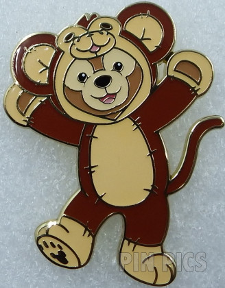 SDR - Duffy Dressed as Monkey - Zodiac Costume Set 4 - Duffy and Friends - Brown Bear