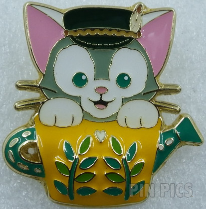 SDR - Gelatoni - Garden Time Set 2 - Green Cat with Yellow Watering Can - Duffy and Friends