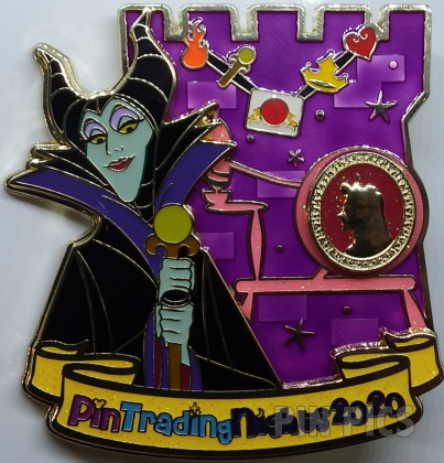 Maleficent and Mini Aurora Cameo Set - Pin Trading Nights 2020 - Magic Access Exclusive - Spinning Wheel