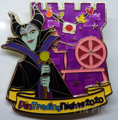 Maleficent - Pin Trading Nights 2020 - Magic Access Exclusive - Sleeping Beauty - Spinning Wheel
