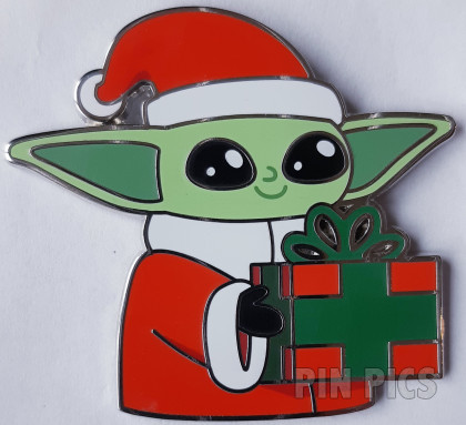 DLP - Santa Grogu - Christmas - Star Wars - Holding Gift