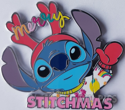 DLP - Stitch - Merry Stitchmas - Christmas - Reindeer Antlers - Lilo and Stitch