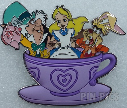 SDR - Alice, March Hare, Mad Hatter in a Tea Cup - Alice in Wonderland