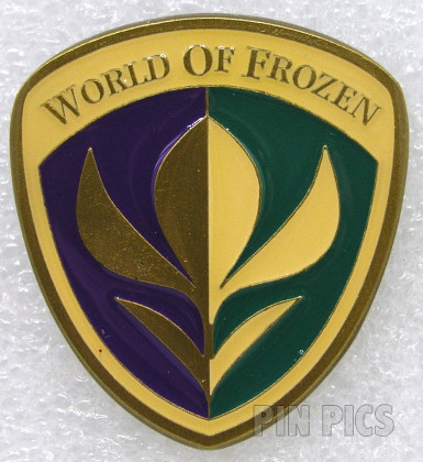 HKDL - World of Frozen Golden Crocus Shield - Mystery Box