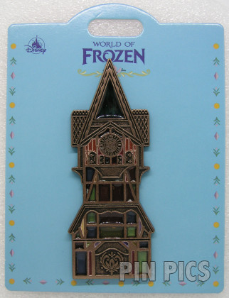163134 - HKDL - Clock Tower - World of Frozen - Stained Glass