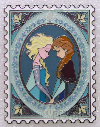 HKDL - Anna and Elsa - Postage Stamp - World of Frozen