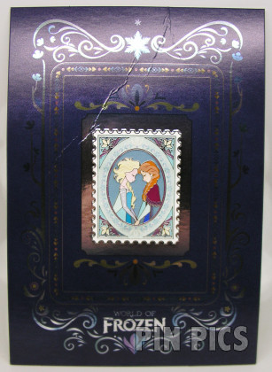 163136 - HKDL - Anna and Elsa - Postage Stamp - World of Frozen