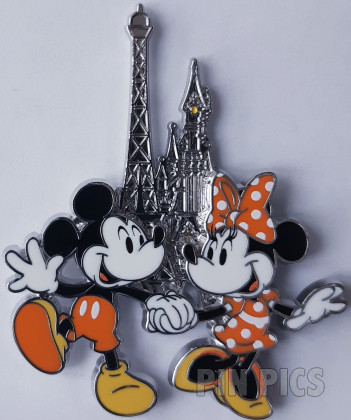DLP - Mickey and Minnie Mouse - Castle - Eiffel Tower