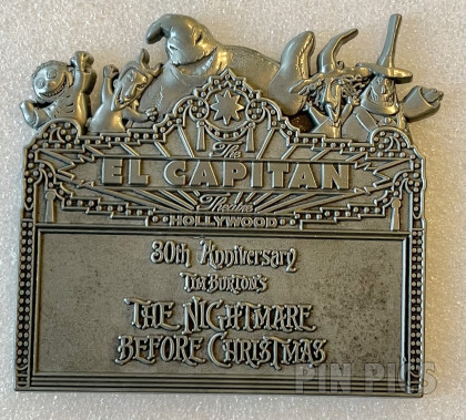 DSSH - Nightmare Before Christmas Marquee - 30th Anniversary - Pewter