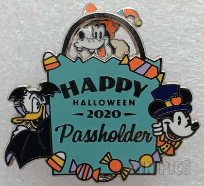WDW - Goofy, Donald, Mickey - Halloween 2020 - Passholder