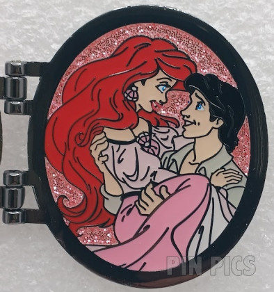 145658 - Loungefly - Ariel and Prince Eric - Princess Couple Portraits Locket - Mystery - Little Mermaid