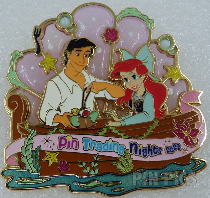HKDL - Ariel and Eric - Pin Trading Nights 2022 - Little Mermaid