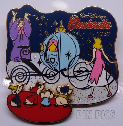 MP - Cinderella, Fairy Godmother, Bert, Jaq, Luke and Gus - Cinderella 1950 - History of Art