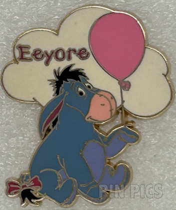 DS - Eeyore - Pooh's 100 Acre Wood Pin Set - baloon - cloud - Winnie the Pooh