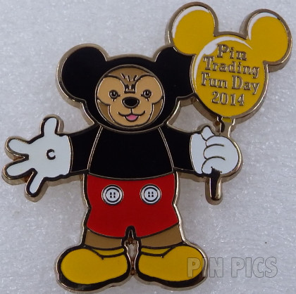 HKDL - Duffy Dressed as Mickey - Pin Trading Fun Day 2014