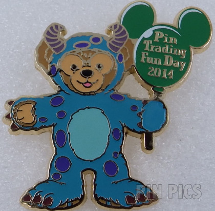 HKDL - Duffy Dressed as Sulley - Pin Trading Fun Day 2014