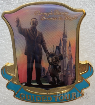 TDR - Walt and Mickey Partners Statue - Guided Tour - Blue - Cast Exclusive