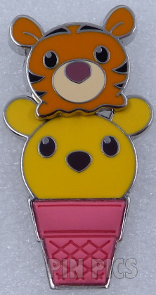 DL - Winnie the Pooh and Tigger Set - Ice Cream Cone - Character Scoops - Set - Free D