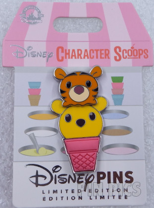 162797 - DL - Winnie the Pooh and Tigger Set - Character Scoops - Ice Cream Cone