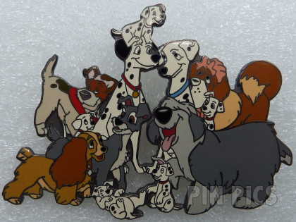 Lady Tramp Pongo Perdita Nana Dodger Max - Disneys Dogs Boxed Set