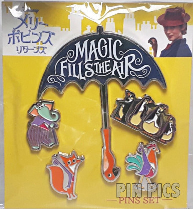 163477 - Japan - Magic Fills the Air Set - Mary Poppins Returns - Umbrella and Dancing Animals - Inrock