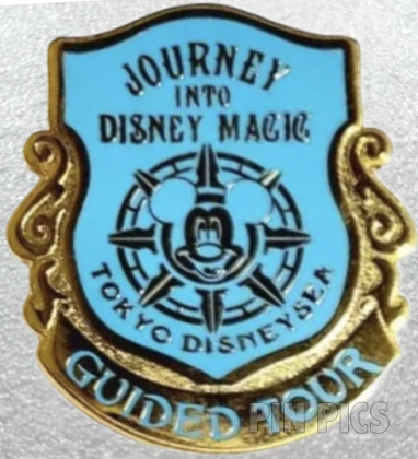 TDS - Mickey Mouse Compass - Light Blue - Guided Tour - Journey into Disney Magic