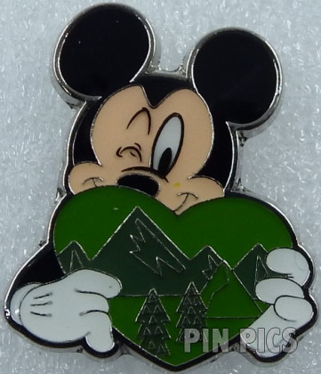 Loungefly - Mickey Mouse - Earth Day - Mystery - Green Heart - BoxLunch