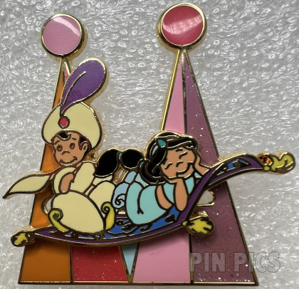 DLR - 'it's a small world' - Aladdin and Jasmine