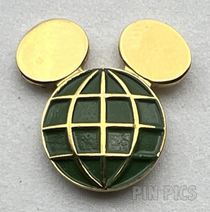 DL - One Year Cast Service Award - Green Mickey Head Globe - Variant