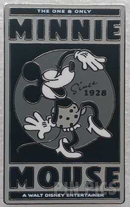 Uncas - Minnie Mouse - Disney100 Classic - 1928 - Black and White - BoxLunch
